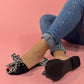 Sandalias Tule Negro